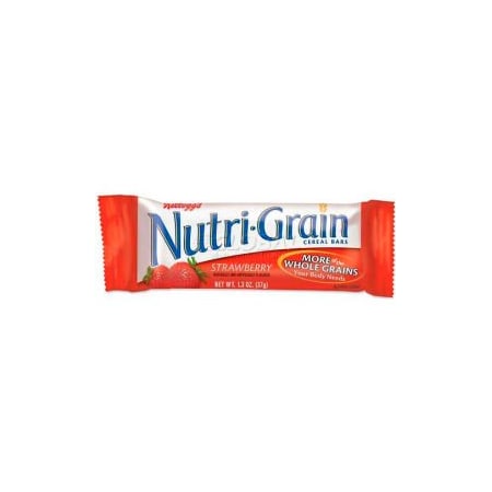 Kelloggs Kelloggs Nutrigrain Cereal Bars, Strawberry, 1.3 Oz, 16/Box KEB35945